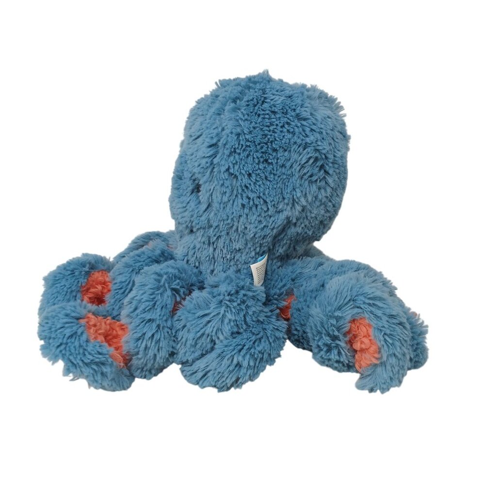 Manhattan Toy Co Plush Octopus Stuffed Animal 8" Blue & Orange Soft Cuddly #D51 - Picture 12 of 12